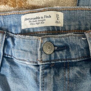 Abercrombie Ankle Straight High Rise